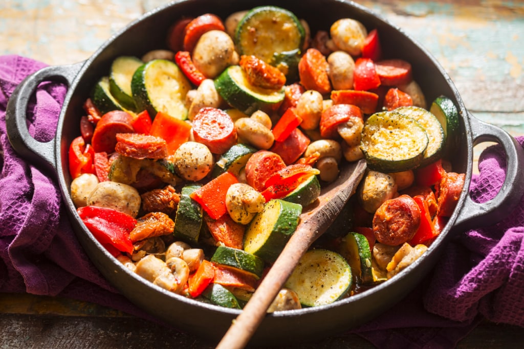 Chorizo Pfanne