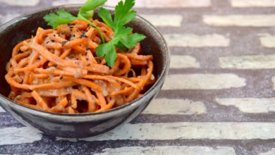 Karottensalat mit Oregano