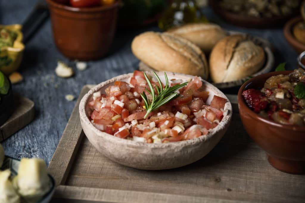 Spanischer Tomatensalat