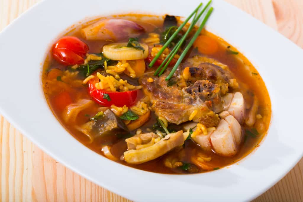 Spanische Fischsuppe