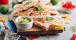 Quesadillas mit Hähnchen